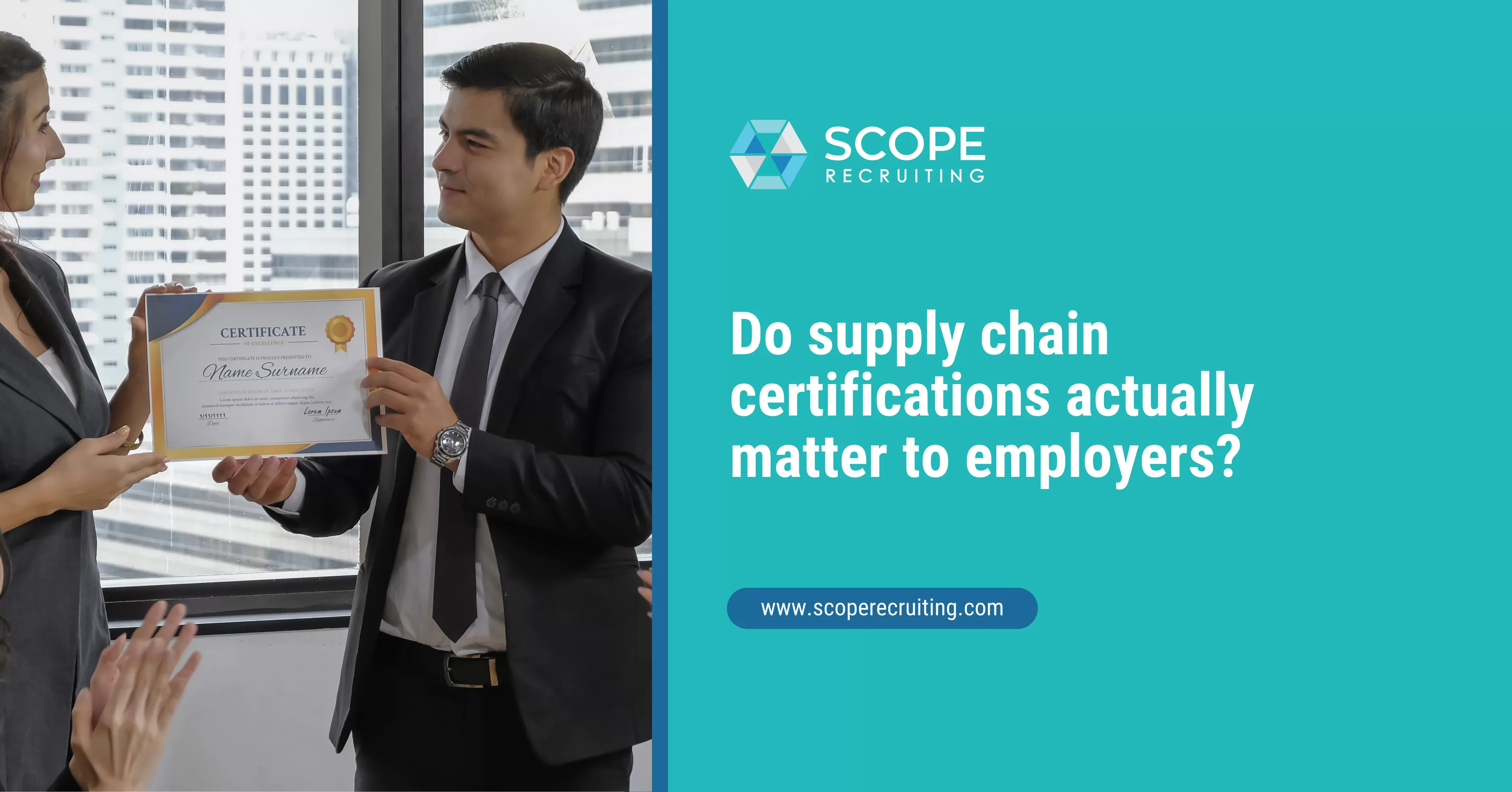 The Value of Supply Chain Certifications: What Employers Are Looking For