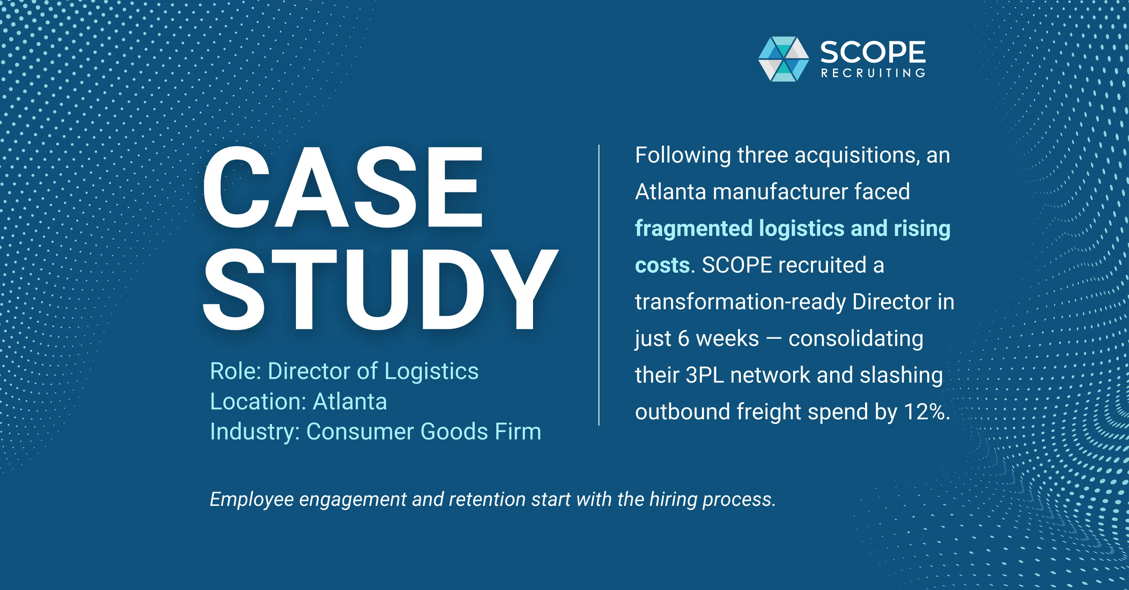 Director of Logistics Case Study